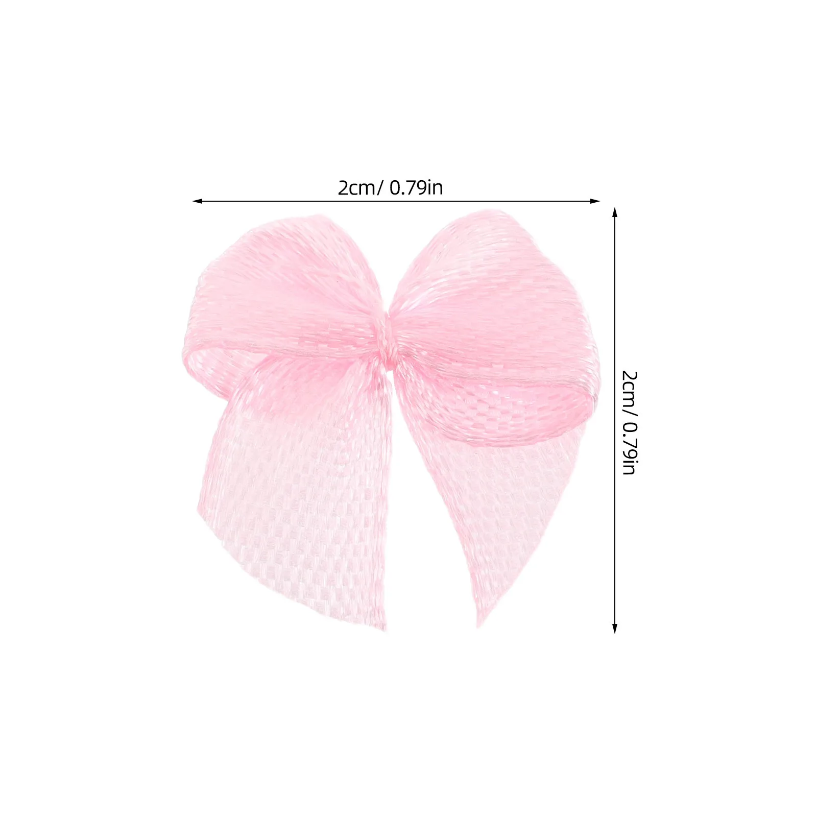 200 шт. детские банты для волос розовые мини-банты для девочек легкие долговечные полиэстеровые поделки своими руками сувениры для вечеринок аксессуары для волос