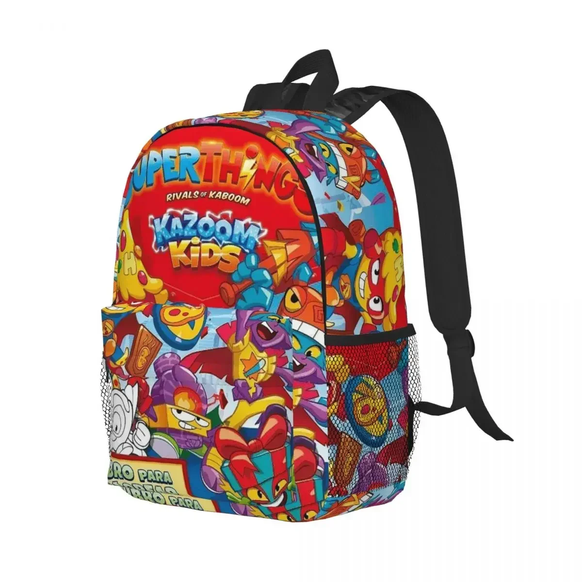 Super Zings Superthings Cartoon Backpack Student Boys Girls BookBag Children School Bag Computer Shoulder Bags for Men Women