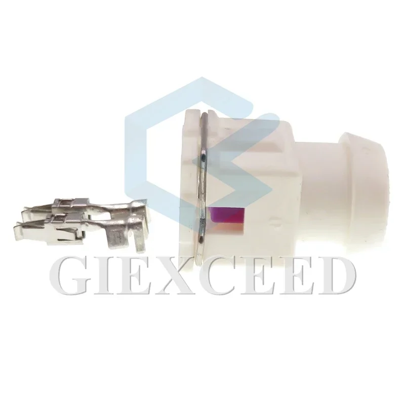 2 Sets 2 Pin 3.5 Seires Automobile Electrical Female Unsealed Connector With Terminal Auto AC Assembly Wiring Harness Socket
