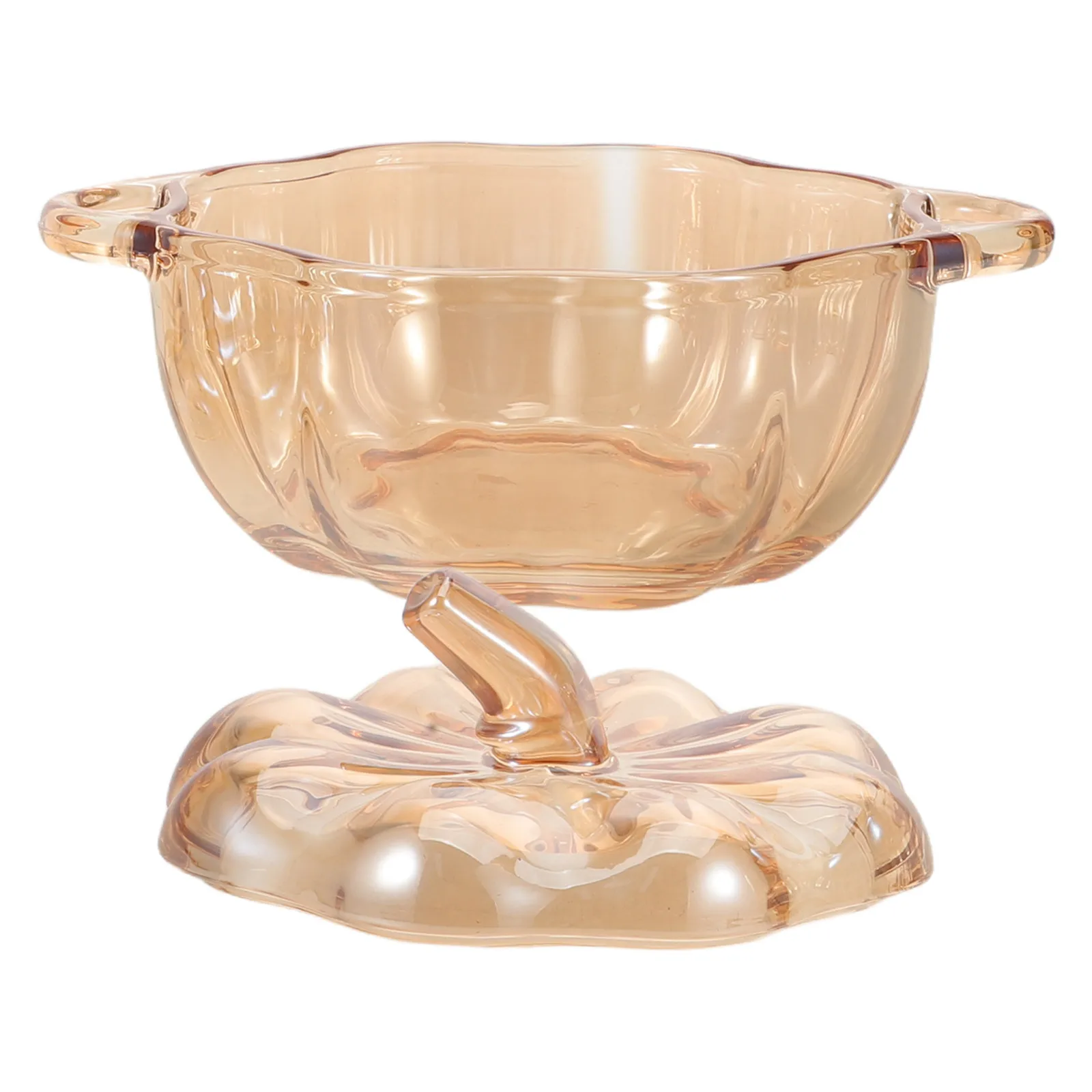 

Glass Pumpkin Jar Cover Halloween Candy Bowl Lid Pumpkin Cookie Bucket Storage Container Sugar Decorative Home Decor Wedding