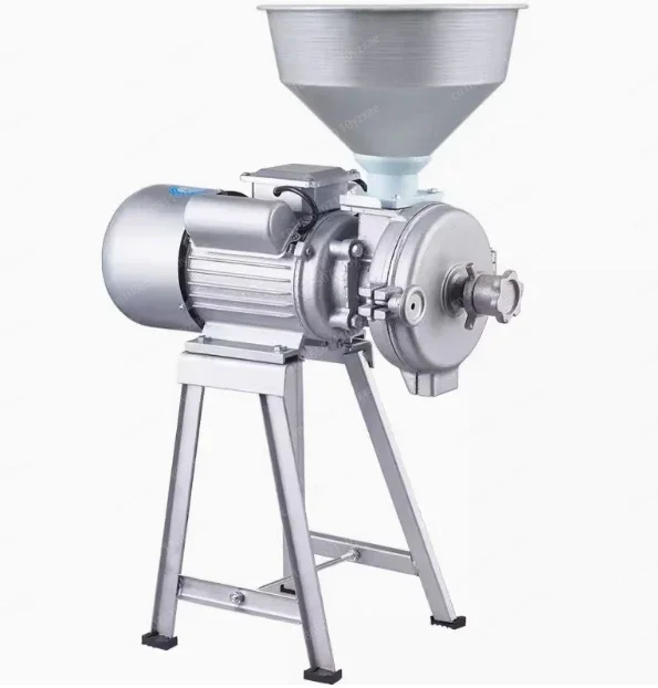 Electric Grain Mill Grinder/Commercial Grinding Machine for Corn Spice Herb Coffee Dry Grain Soybean Bean Crusher Pulverizer