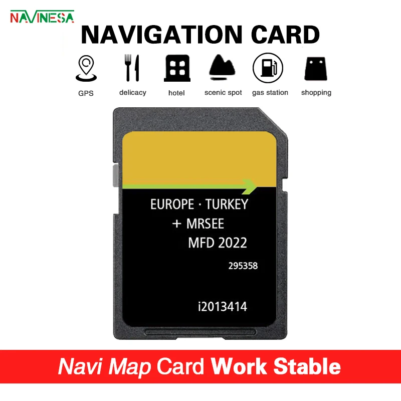 

Обновите свою навигационную систему: карты Европы на SD-карте для системы Ford MFD, Европа 2022