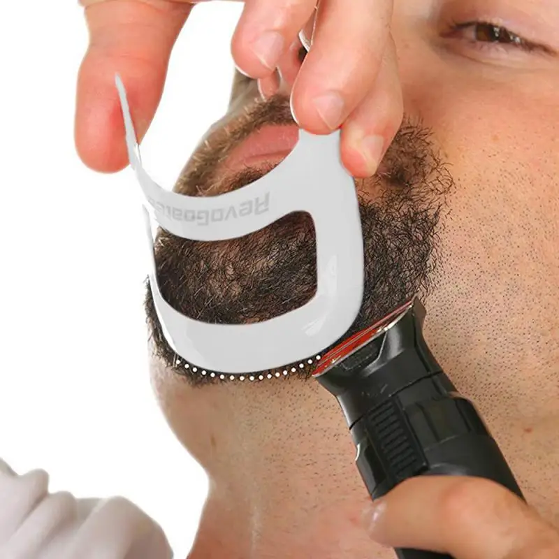 Modelagem de barba para homens, escova de cabelo, pentes, ferramentas de aparar bigode, beleza do salão