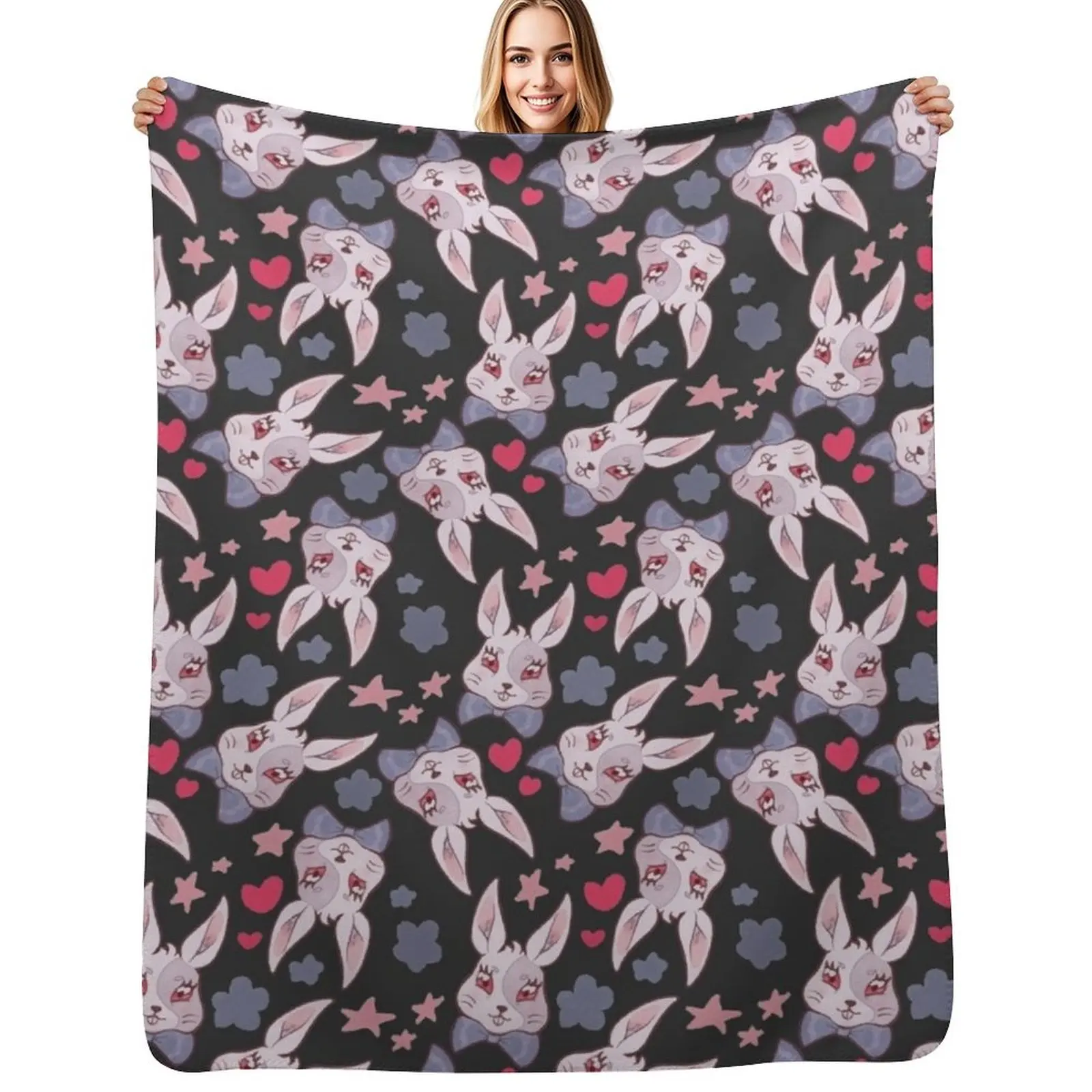 Vanny Pattern Throw Blanket Stuffeds Plush Thin Blankets For Baby valentine gift ideas Bed Blankets