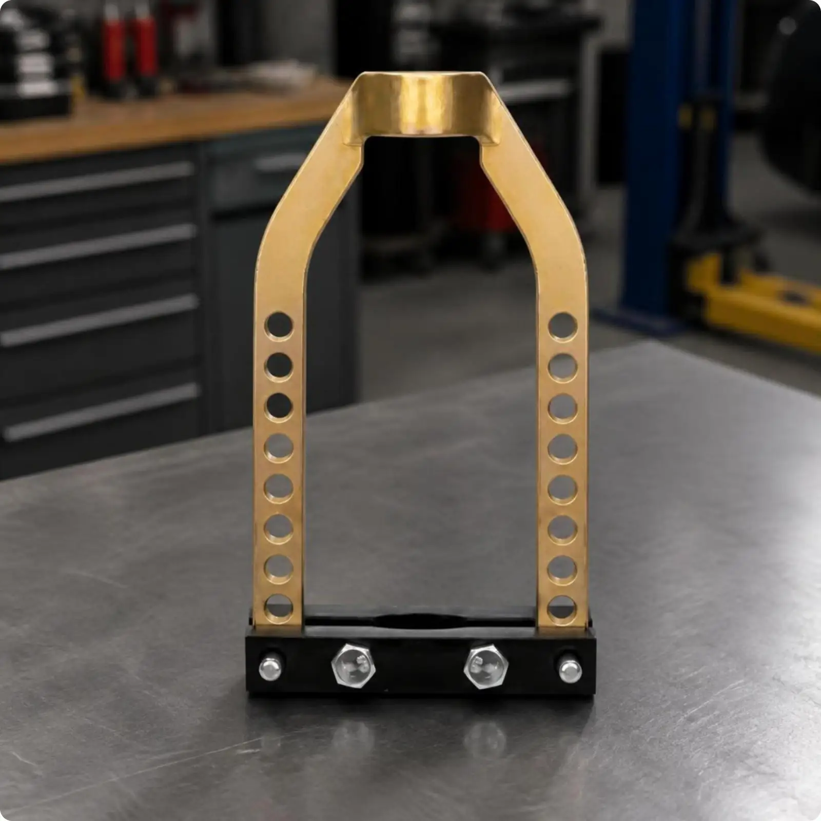 Cast Iron Universal Joint Puller for CV Joint Cage Removal Tool Adjustable Frame for Automotive Half Shaft Service