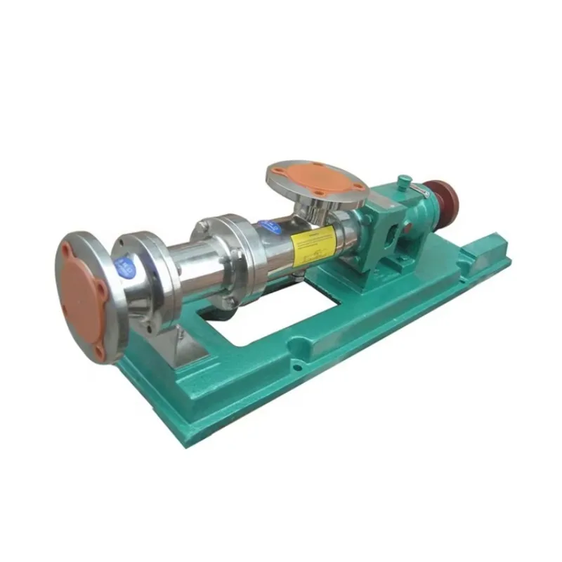 Industrial Single Screw Pump Stainless Steel 304 316 High Viscosity for Tomato Paste Sauce Food Grade Transfer Pump