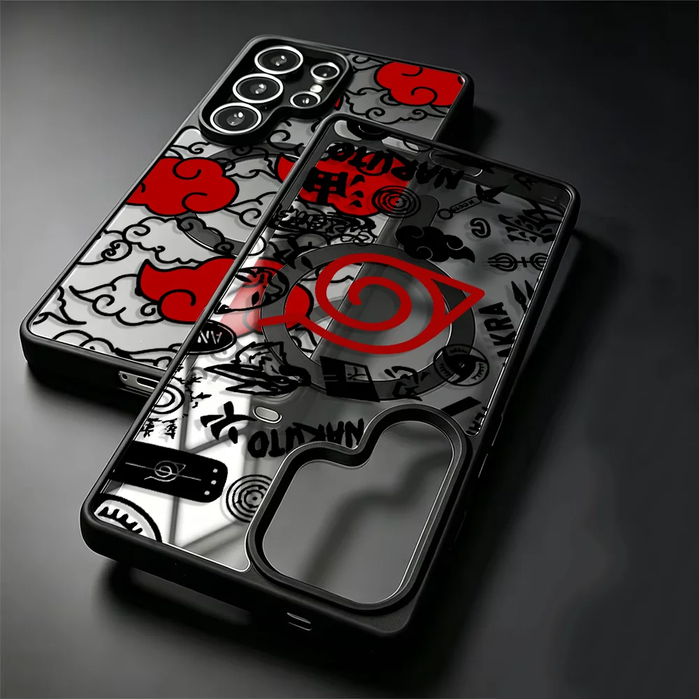 Magsafe Case for Samsung Galaxy S26 Ultra S24 FE S23 S24+ S25 Plus S22 S25+ S22+ S26+ S23+ Back Phone Cover Japan Anime