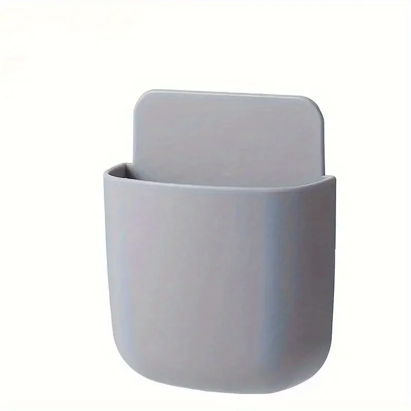 Multi functional storage box, bedside wall mounted phone storage, phone storage for air conditioning and TV controllers, etc