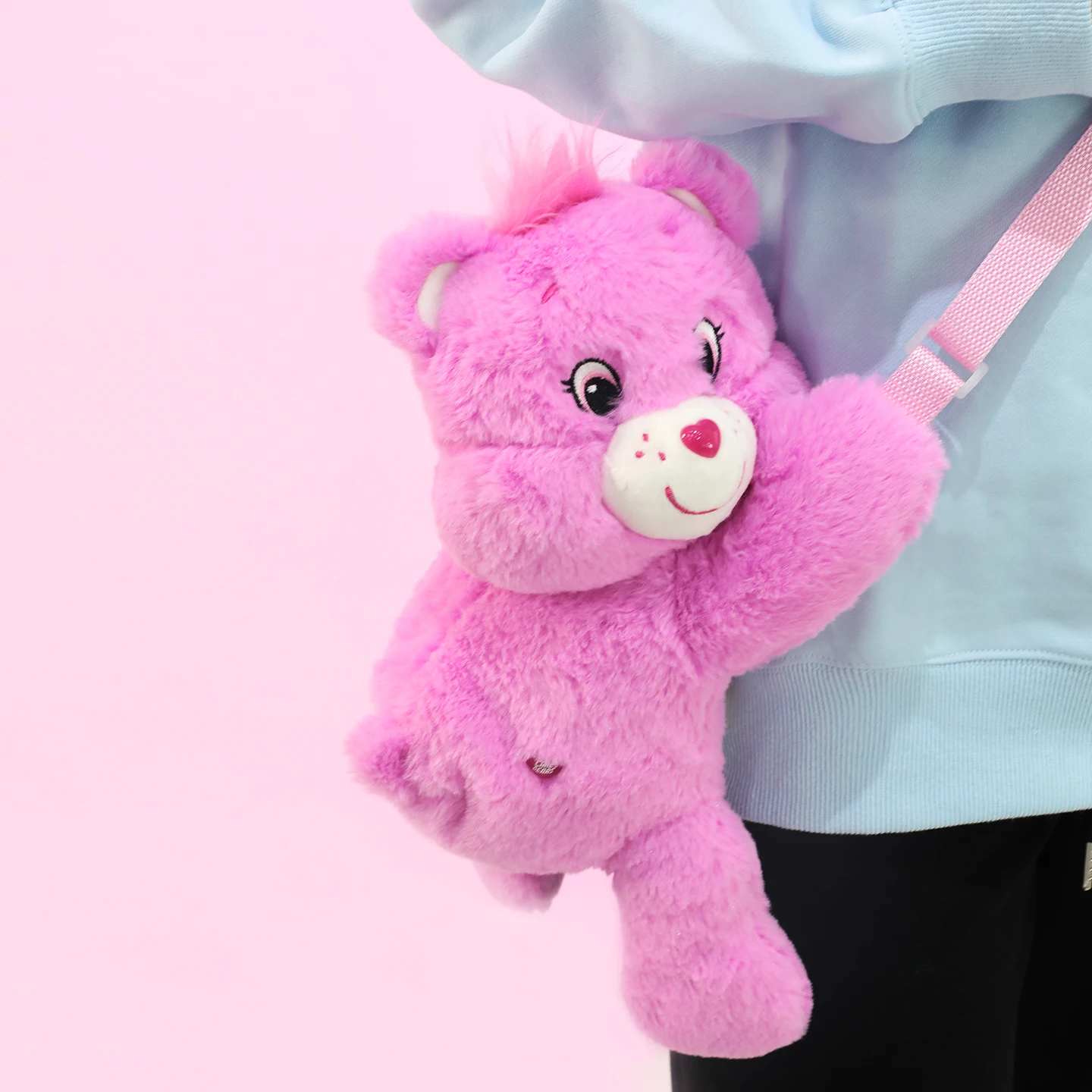 Care Bears Leuke Pluche Crossbody Tas Cartoon Gevulde Pop Rugzak Meisjes Opbergtas Perfect Verjaardagscadeau