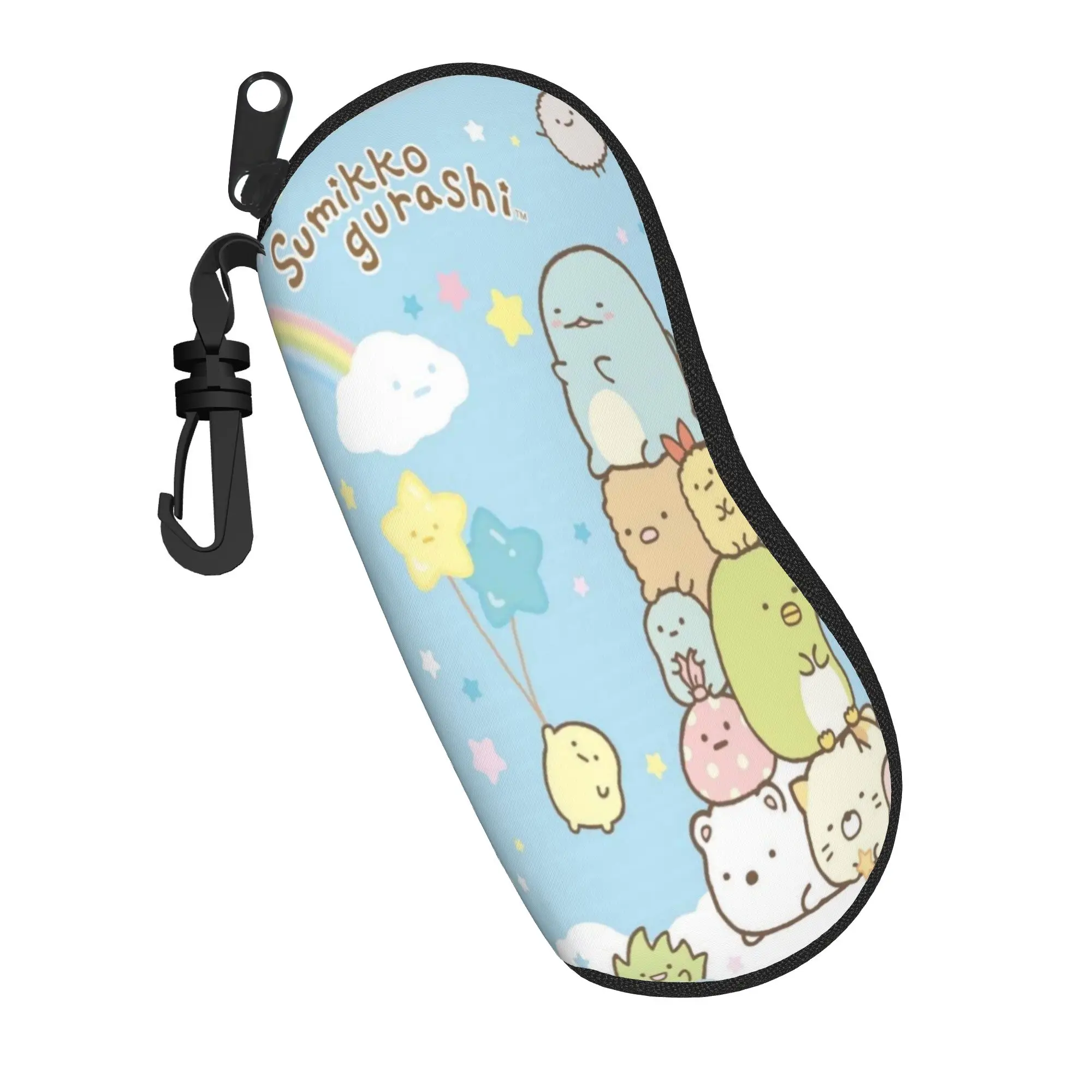 Kawaii Sumikko Gurashi Kawaii White Bear Glasses Case Student Box  Glasses Protector Cartoon Glasses Box
