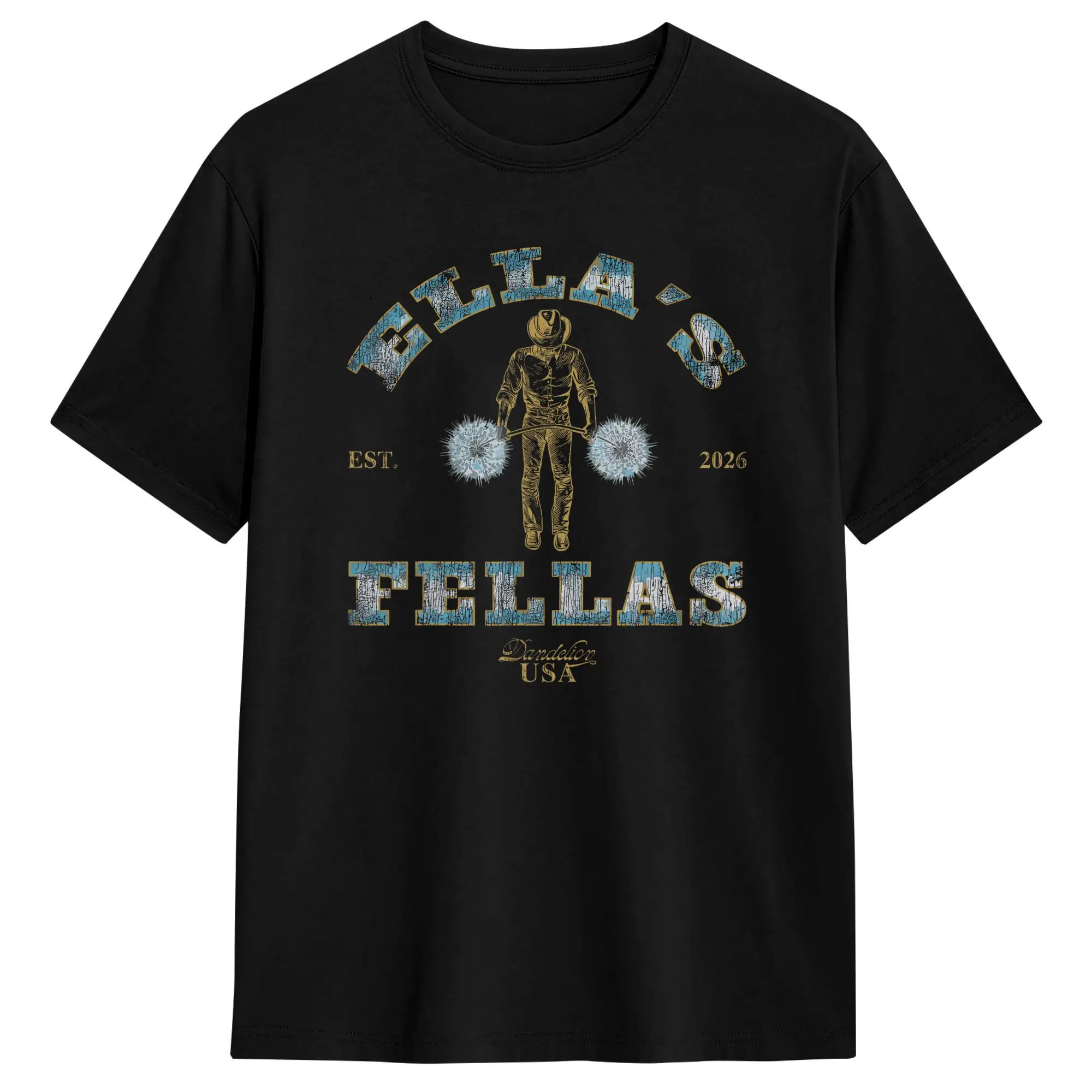 Ella Fellas Club 100 Cotton T Shirts  Trendy Cool Tee Shirt for Adult Summer Casual Short Sleeve Clothes