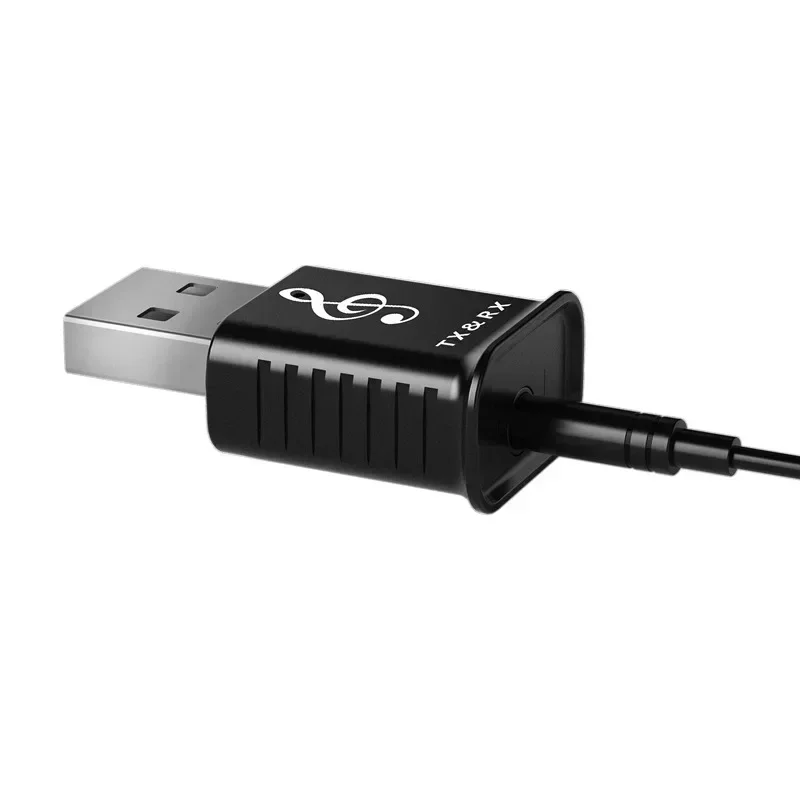TV, 컴퓨터, 자동차, 무선 Bluetooth 5.0 오디오 어댑터용 USB Bluetooth 송신기 수신기 콤보