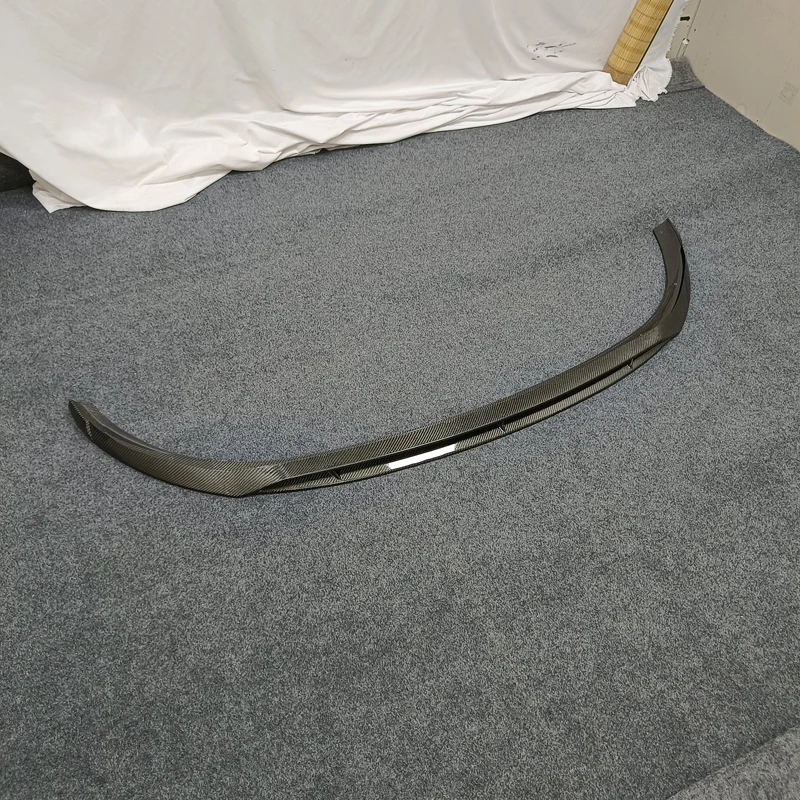 STLFW205 C43 C200 C300 شفة أمامية من ألياف الكربون لفئة C W205 C43 2020-2023 #3