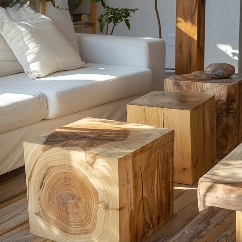 Handmade Solid Wood Side Table - Providing Functional and Elegant Works for Your Home