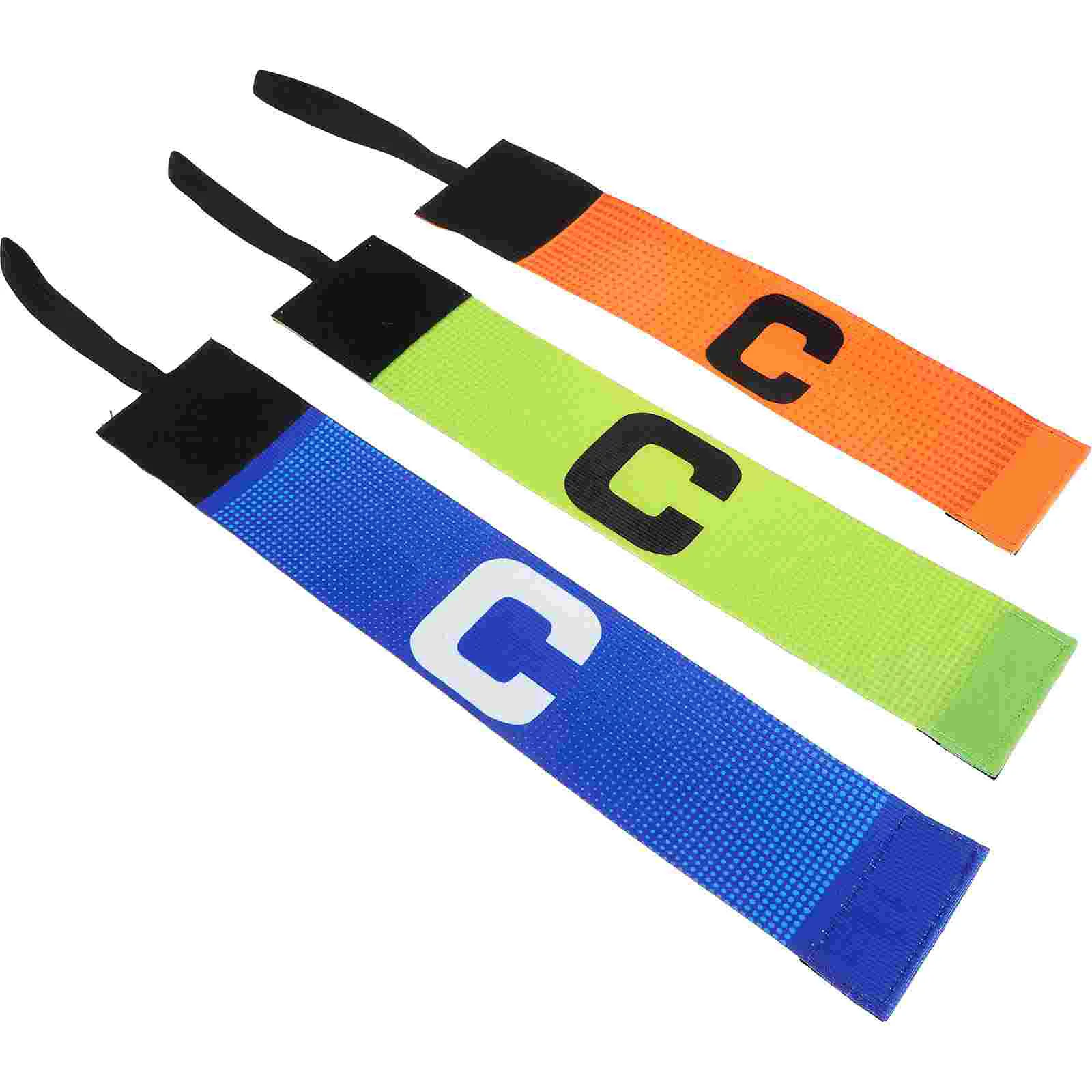 

3 Pcs Football Captain Armband Soccer Armbands for Team Anti-wear Colored Match Practical Child