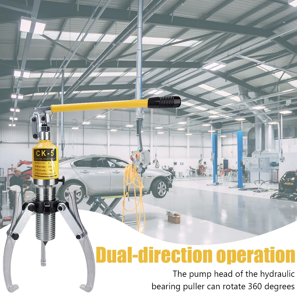 5-ton hydraulische tandwieltrekker Lagernaafscheider Separator Tool voor het trekken van naven Flenzen Tandwielen Lagers