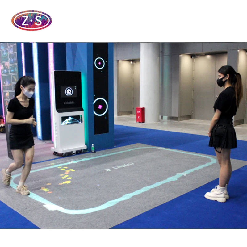 Factory Supply Interactive Floor Game Interactive Lighting Game Jumping Floor Active Floor Sports Projector for Gyms