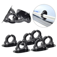 2/4 Pcs Kayak Paddle Clips Plastic Inflatable Boat Paddle Holder Paddle Storage Holder for Kayak Canoe Rowing Boat Accessories