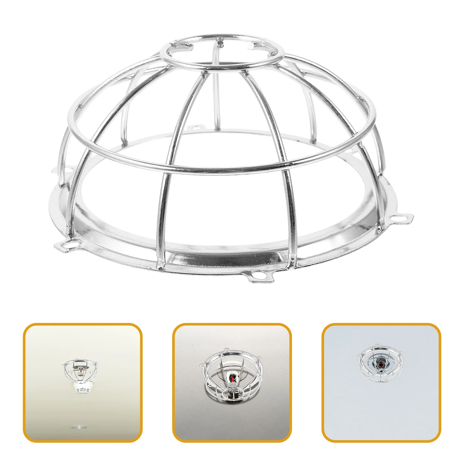 

Fire Sprinkler Covers Protective Guard Head Commercial Cage Lightweight Durable Fits Positions protector metal cover for fire