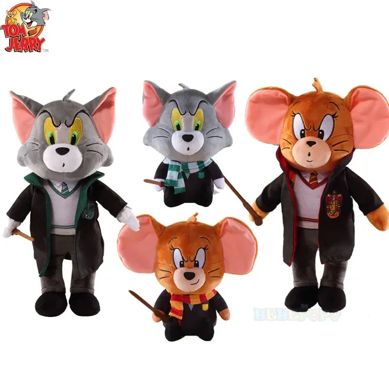 

Original 20-38cm Tom and Jerry Plush Toy Warner 100th Anniversary Gift Harry Potter Cosplay Stuffed Doll