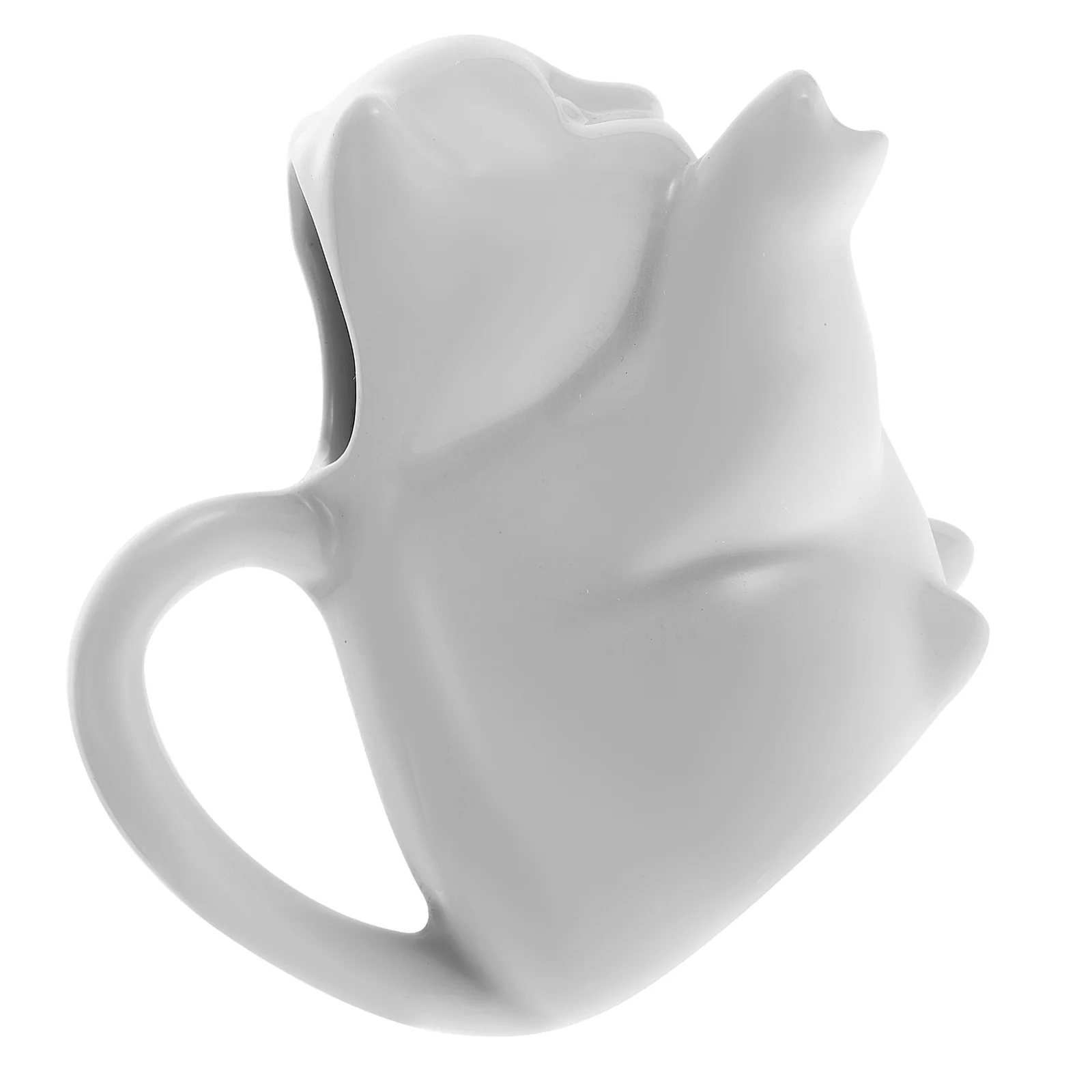 

Ceramic Milk Jug Elegant Practical Design Coffee Milk Jar Smooth Surface Suitable for Dessert Shop Cafe Restaurant