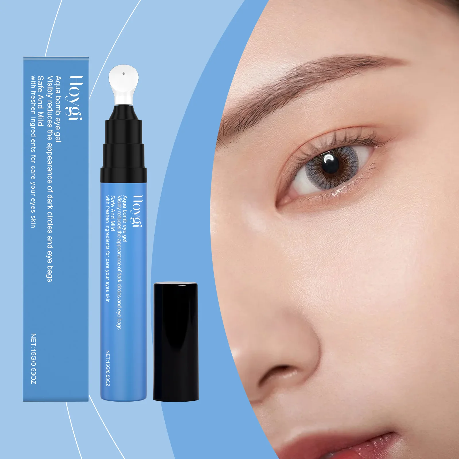 

Aqua Nourishing Eye Gel Dark Circle Removal Lighting Reduce Eye Bags Refreshing Brightening Eye Area Relieve Tiredness Eye Care