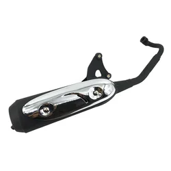 배기 파이프 이스케이프 소음기, 스즈키 AN125 HS125T HJ125T QS125 콘센트 머플러, 콰이어트 스피커 블랙