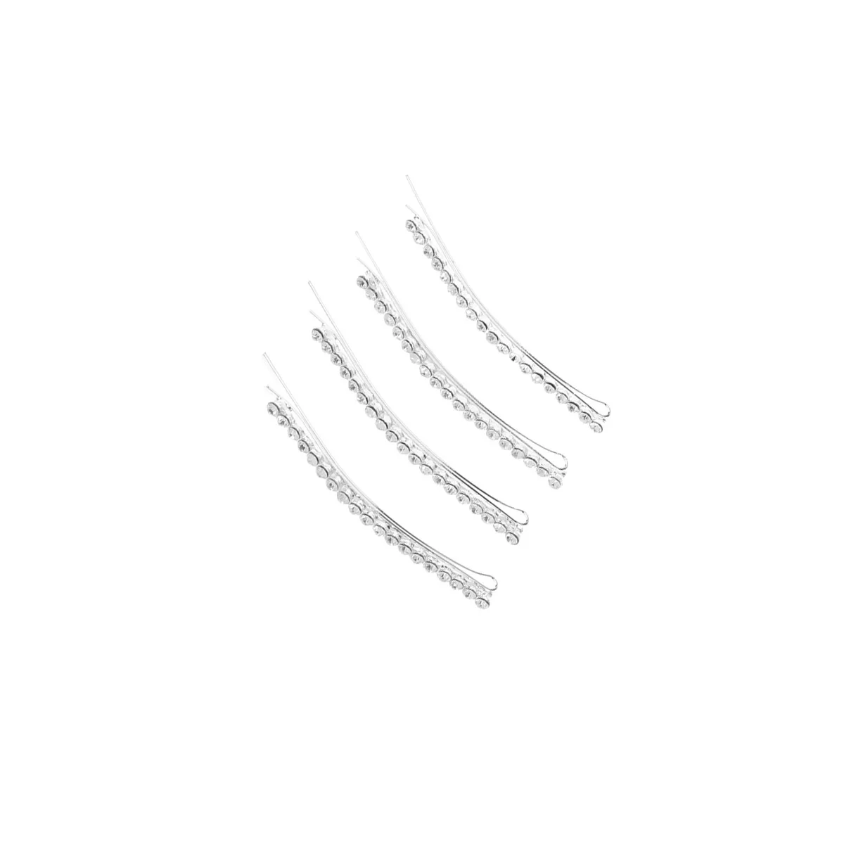 

8pcs Rhinestone Hair Clips Fashion Barrettes Letter Hairpins Woman Accessories Sparkling Decor Elegant Appearance High Quality