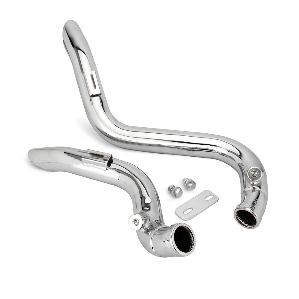 

STLFJFG Stainless Steel 2" Drag Motorcycle Exhaust Pipe for Harley
