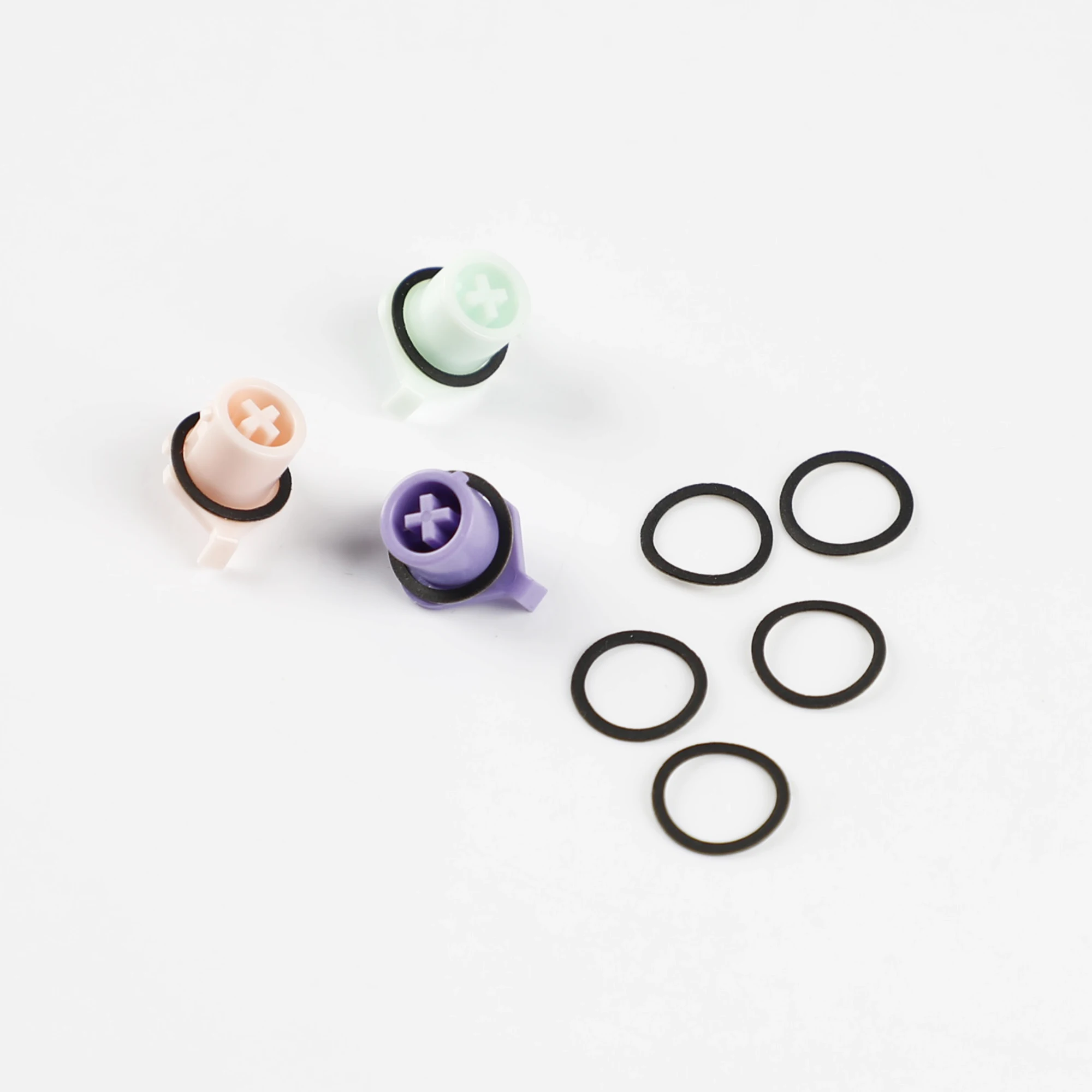 105 عبوة من حلقات Poron Silence O-Ring 105 عبوة لمفتاح لوحة المفاتيح Topre Capacitive DEC المتوافق مع HHKB