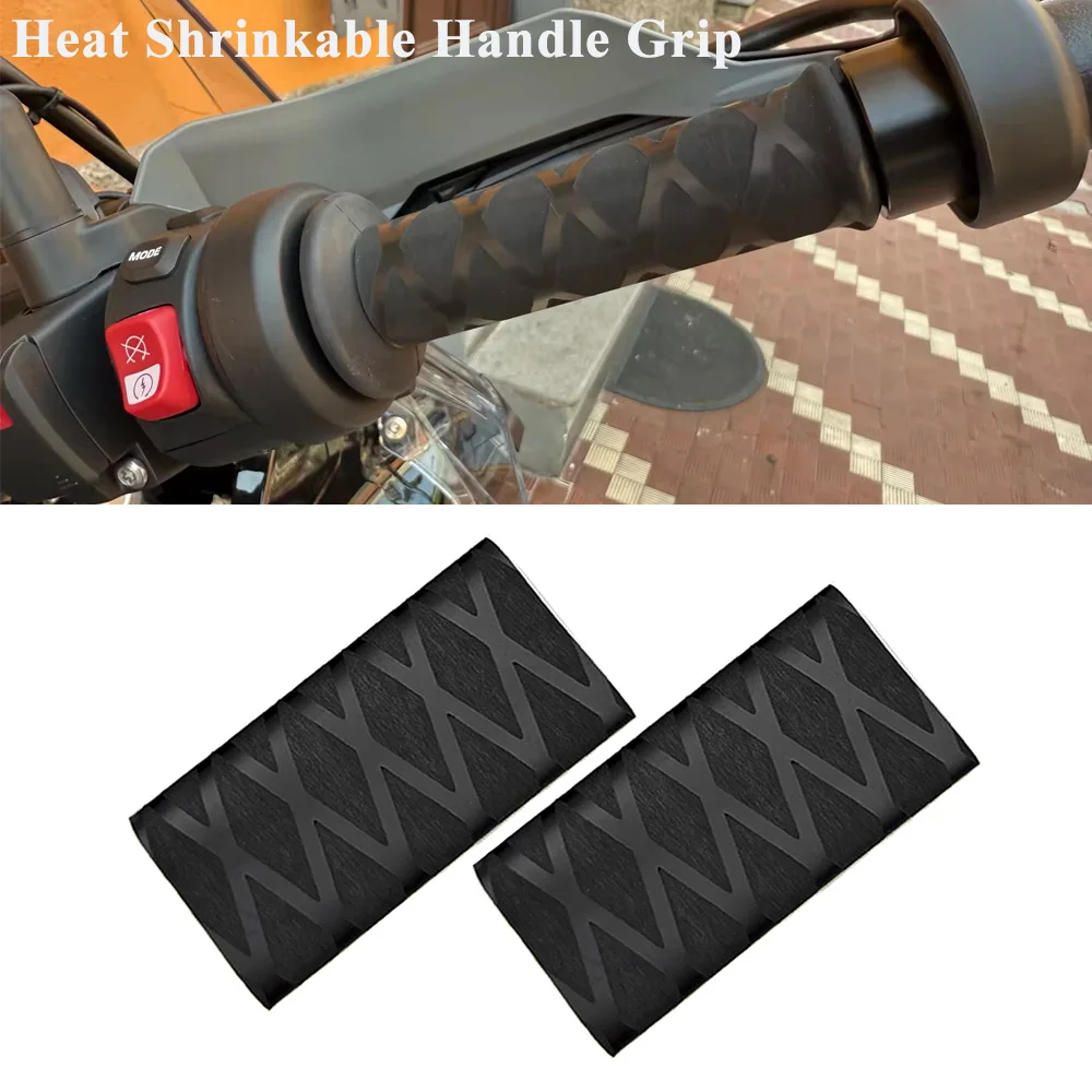 For F900GS R1250GS R1200GS LC ADV F750GS F850GS F900R R1300GS Motorcycle Heat Shrinkable Grip Cover Non-slip Rubber Grip Glove