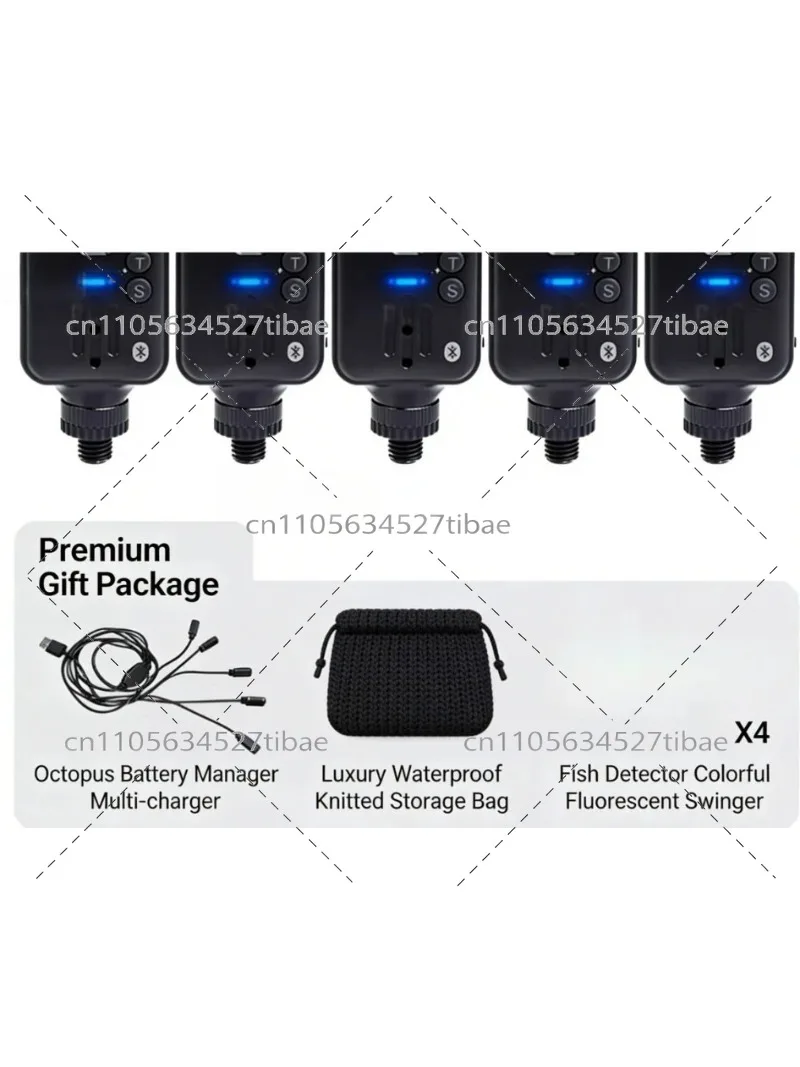 Wireless Waterproof IP66 European Fishing Bell with Electronic Alarm for Carp and Library Use