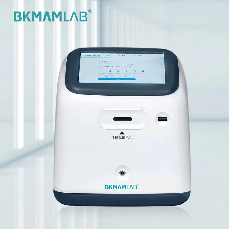 BKMAM Bio-Automatic Cell Counter Trypan Blue Fluorescence Bright Field Red And White  Cell Count Analyzer