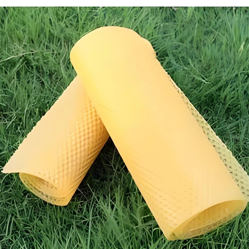 10pcs Beehive Supplies Beewax Foundation DIY Crafts Natural Candle Making Kit DIY Projects Deep Foundation