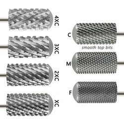 Brocas de carburo de seguridad para uñas, accesorios de Gel para manicura, 6,6mm