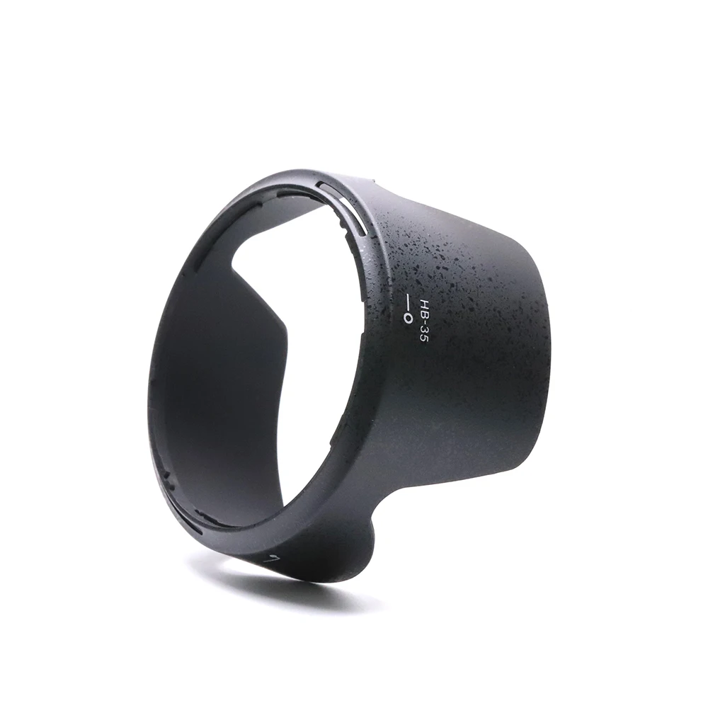 HB-35 لنيكون AF-S DX VR 18-200 مللي متر f/3.5-5.6G IF-ED / AF-S DX 18-200 مللي متر f/3.5-5.6G ED VR II استبدال عدسة هود البلاستيك الأسود