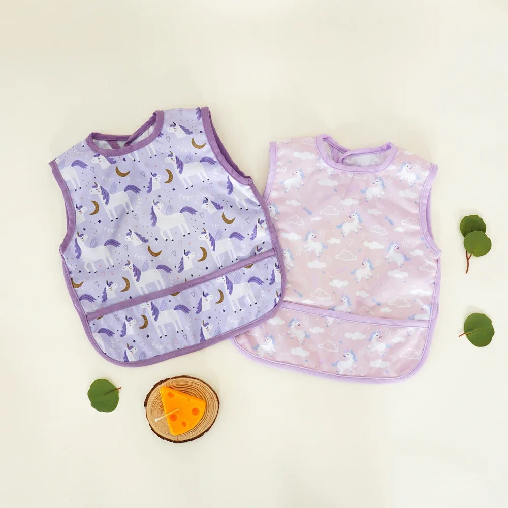 

HappyFlute, новинка, моющийся нагрудник для кормления детей 0-3 лет, размер M для маленьких мальчиков и девочек, многоразовый нагрудник из полиэстера с милым принтом, комплект из 2 предметов