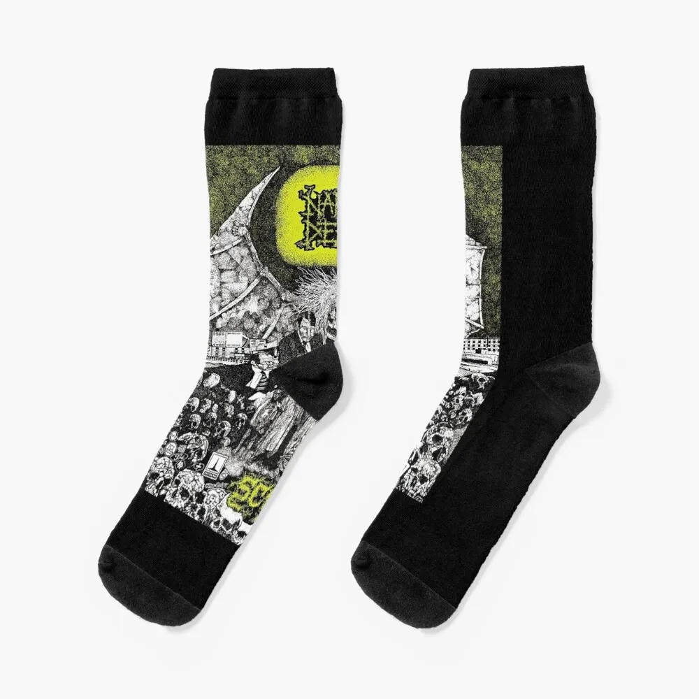 

Napalm Death Socks happy cartoon colored anime Women's Socks Men's