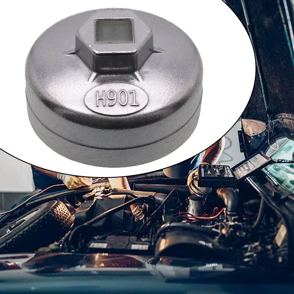 Clé à Filtre à Huile Akozon 65mm 14 Flutes - Outil De Démontage Socket Pour Moteur Voiture