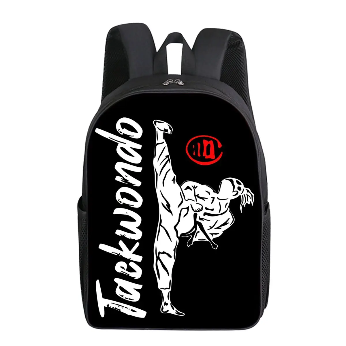 

Taekwondo Judo Printing Single Layer Backpack for Boy and Girls Best Gifts 2D Flat Cartoon School Bags for Children