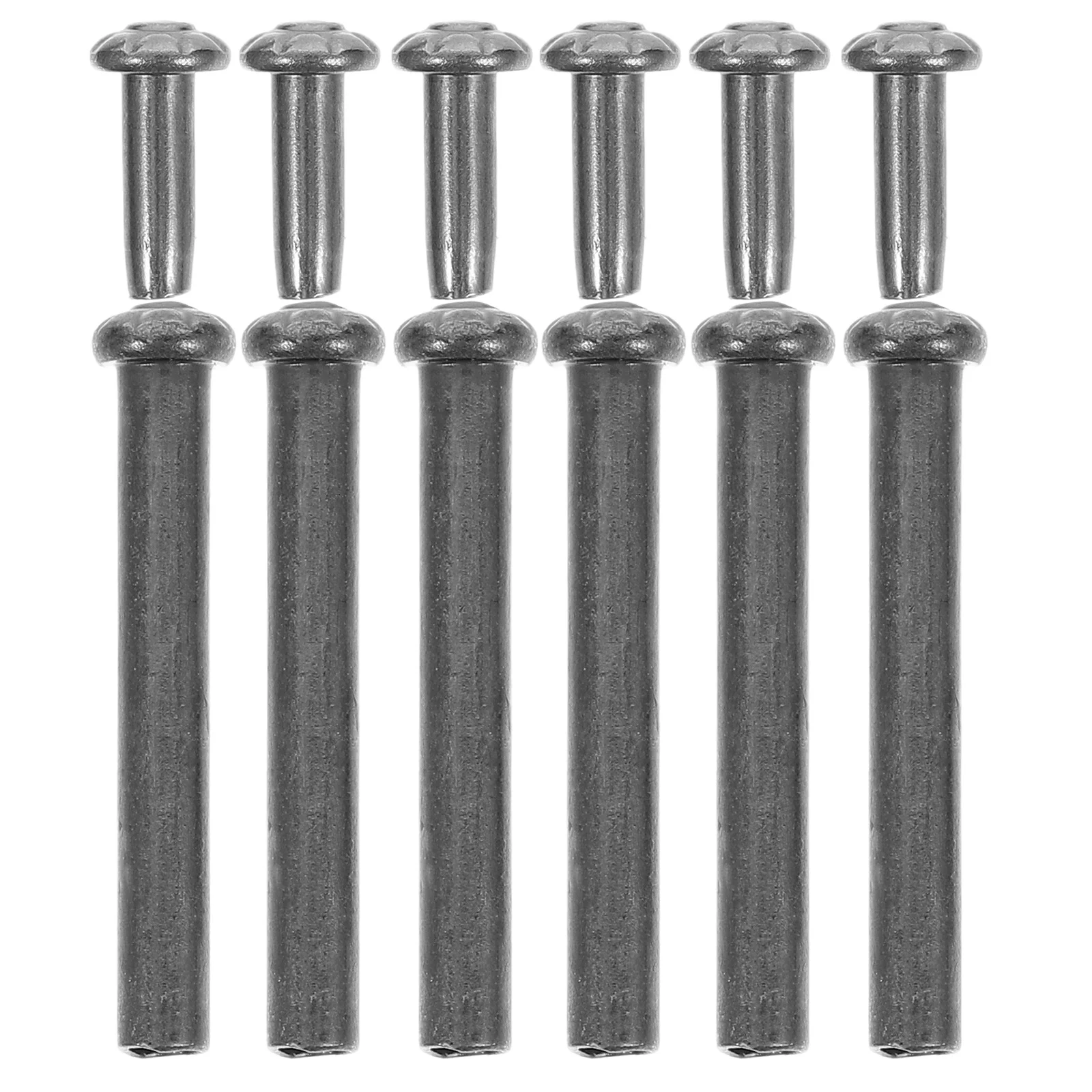 

6 set Folding Hand Rivet Repair Kit Metal Nails Nut Replacement Diy Maintenance Tool Home Office Travel Handheld Repair