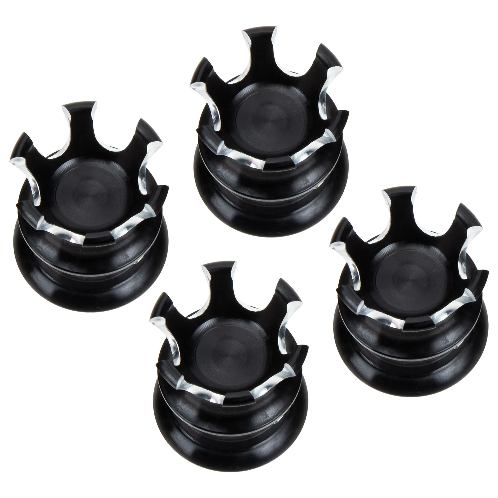

4Pcs Front Axle Nut Caps Motorcycle Screw Caps Kit Anti-Corrosion Aluminum Alloy Cover for Protection Easy Install