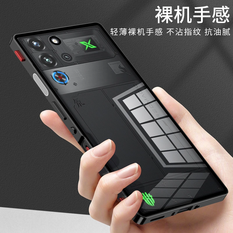 Red Magic 10 Pro用アルミニウム合金メタルフレームケース、Nubia