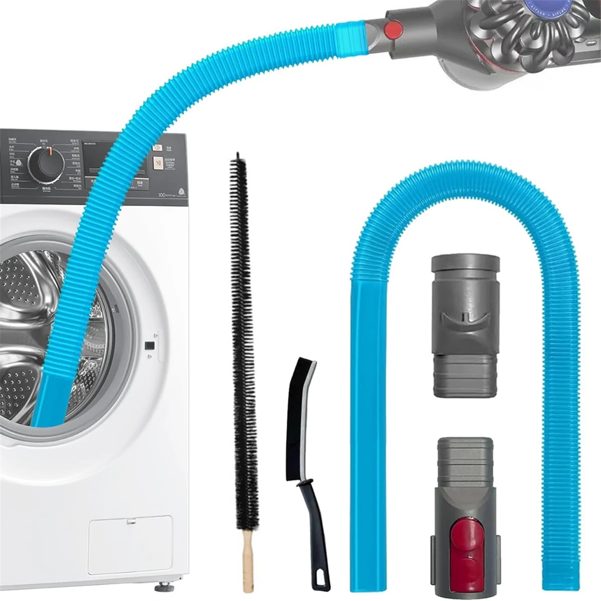 Горячий новый комплект вакуумных насадок для сушильных ворса для Dyson V15 V12 V11 V10 V8 V7 Gen5 V6 DC58 DC59 Шланг сушильной машины и щетка для чистки