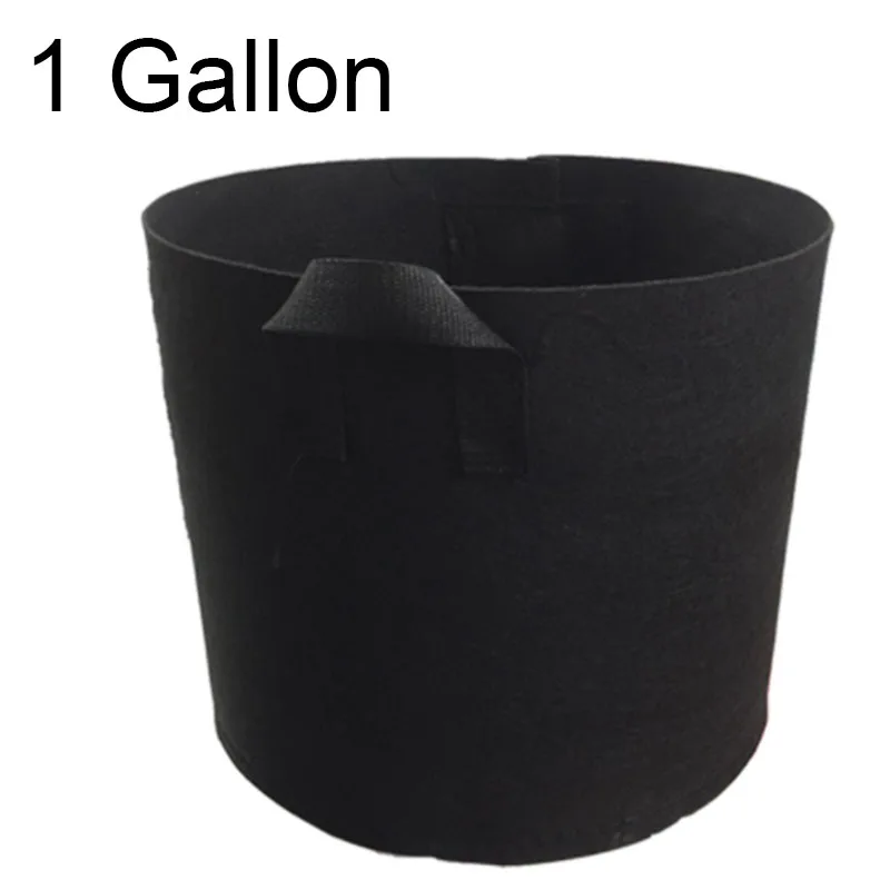 

1Gal 18x15cm Flower grow bags pots growing plant bag garden tools gardening cultivation Non-Woven fabric Q1 for vegetable r1