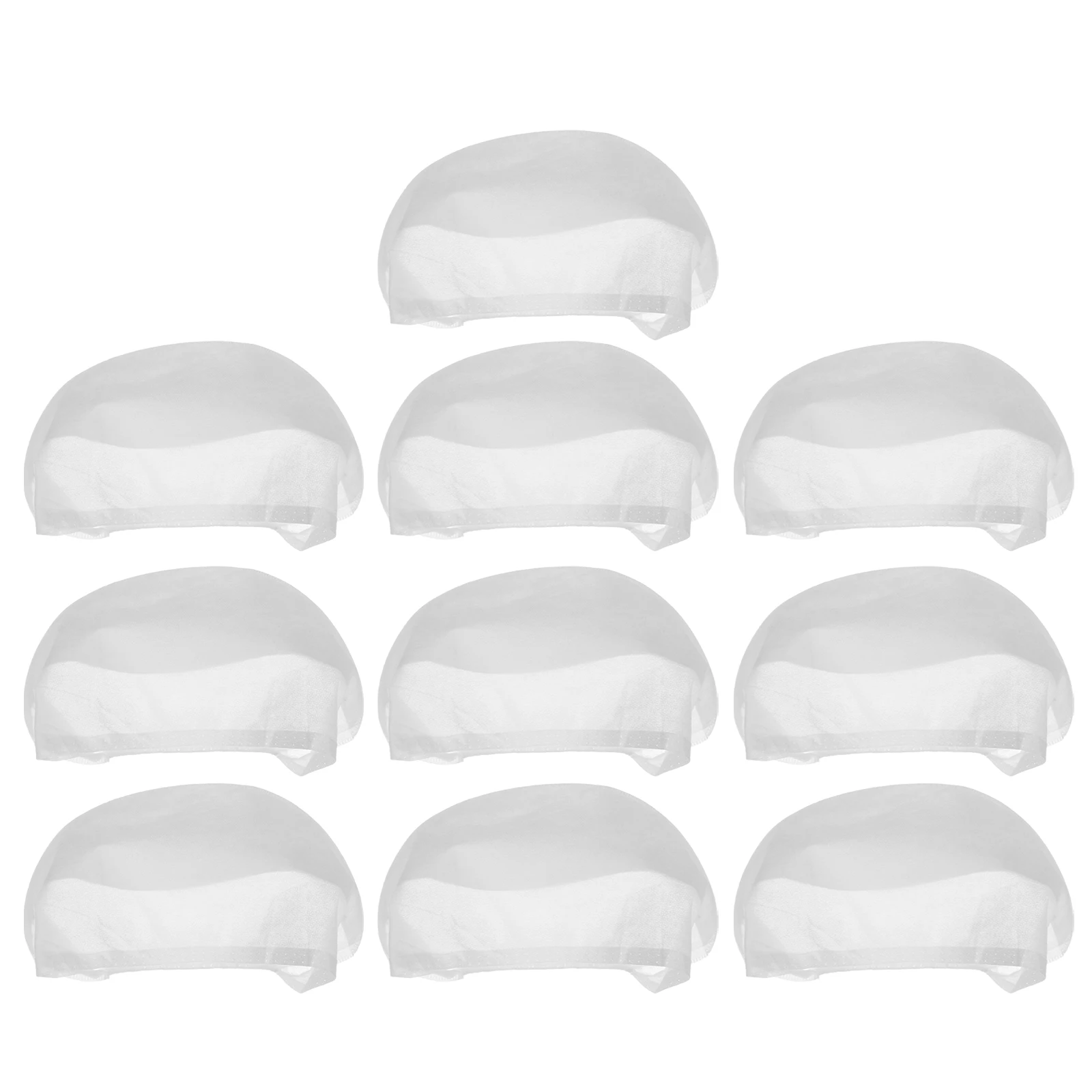 

10 Pcs Hard Lining Hat Padding Liners Comfort Sweat Cap Non-woven Fabric Moisture Pads Replacement