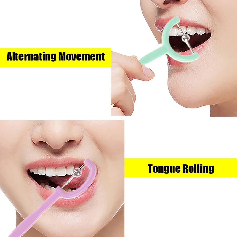 #3Pcs Kids Tongue Tip Exercise Tool Tongue Tip Lateralization Tools Oral Muscle Training Autism Speech Therapy Talk Tool Kits.