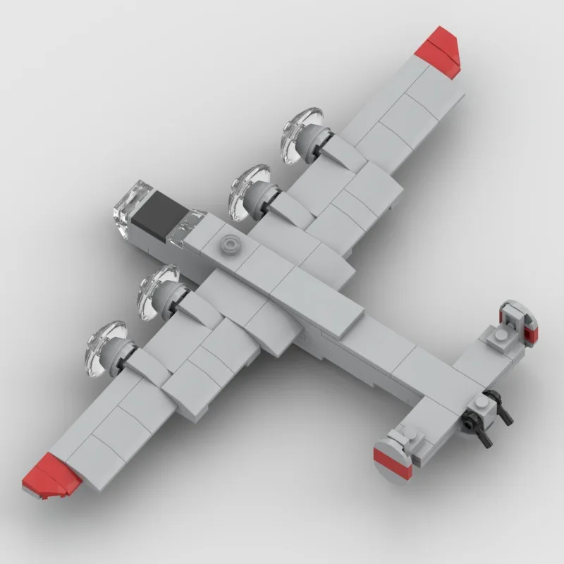 LiberatorBomber MOC Building Blocks B-24 Liberator Bomber a lungo raggio Serie militare Modello di aereo Giocattolo di assemblaggio per ragazzi
