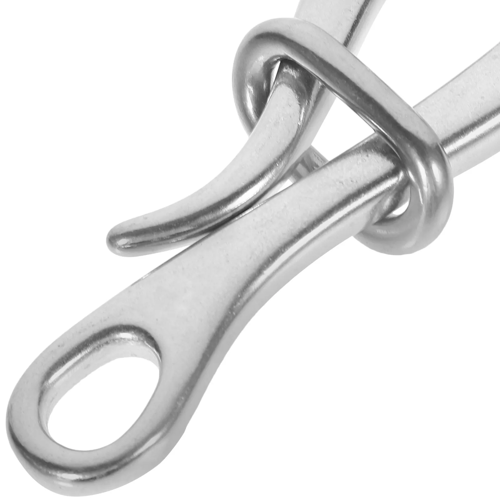 Goose Head Quick Release Carabiner Stainless Steel Screwgate Lock Heavy Duty Lightweight Rustproof Lifeboat Life Raft Marine