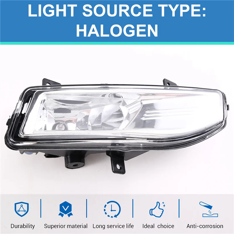 

A99F-2PCS Fog Lights For NISSAN Qashqai J11 2018 2019 2020 Halogen Headlight Car Accessories Replacements Fog Lamp Assembly